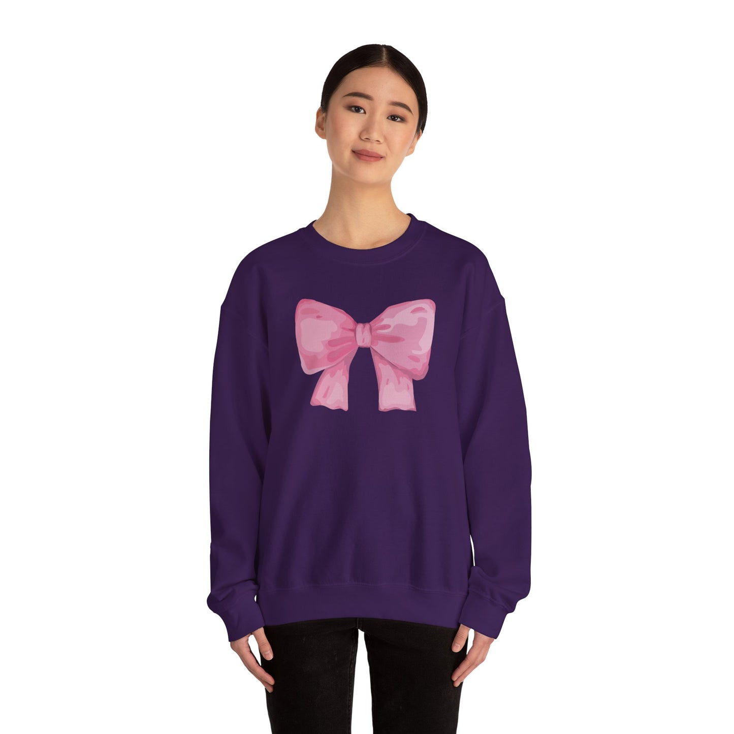 Pink Bow Women's  Sweatshirt Crewneck