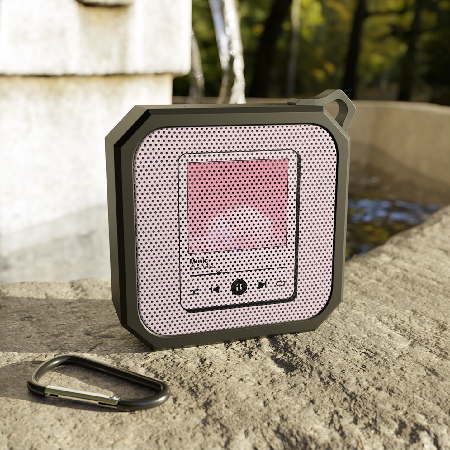 Pink Wave Outdoor Bluetooth Speaker