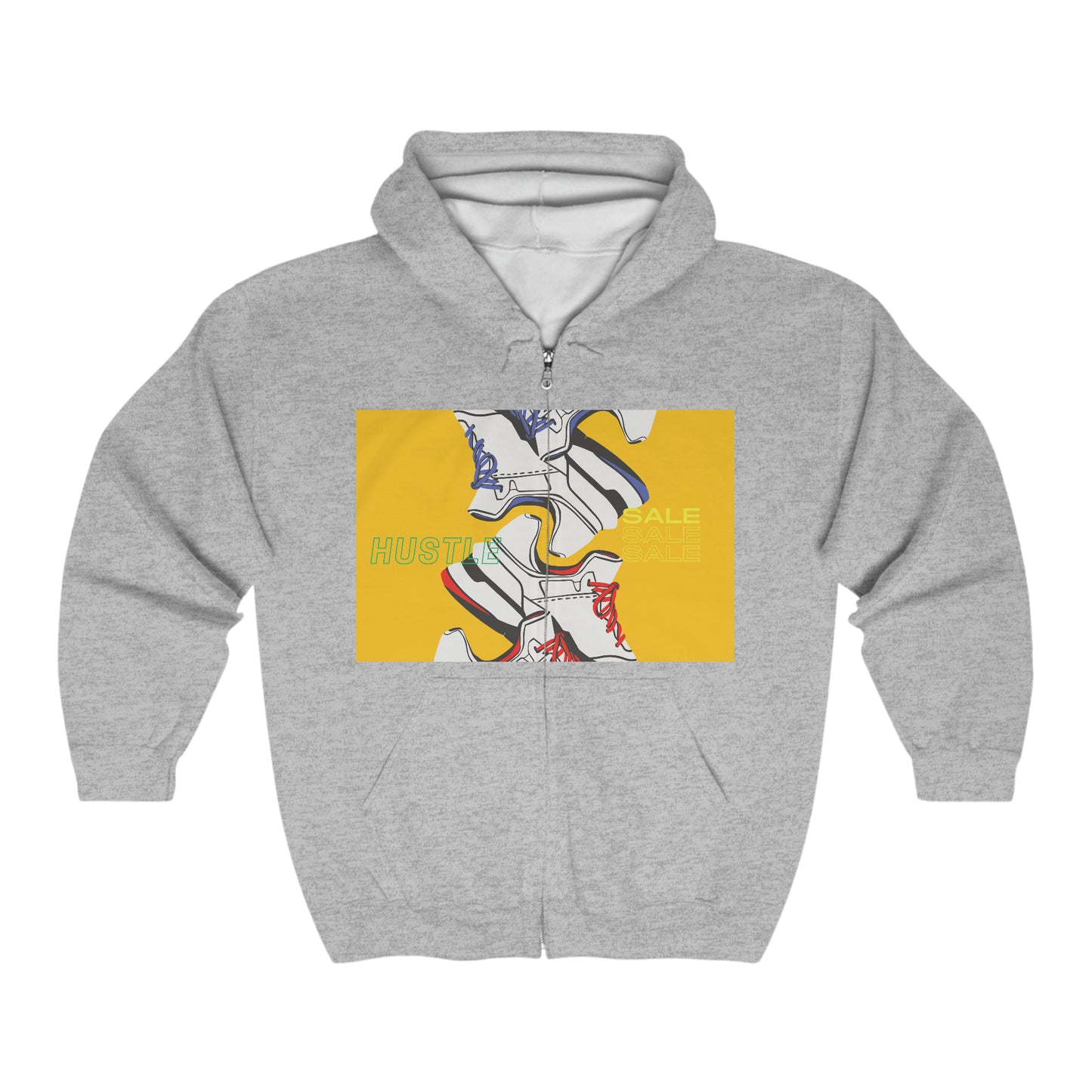 Zip Hooded Sweatshirt Sneaker Hustle