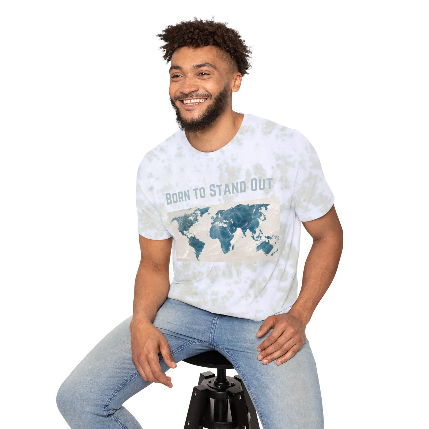 Born to Stand out Tie-Dyed Men's T-Shirt