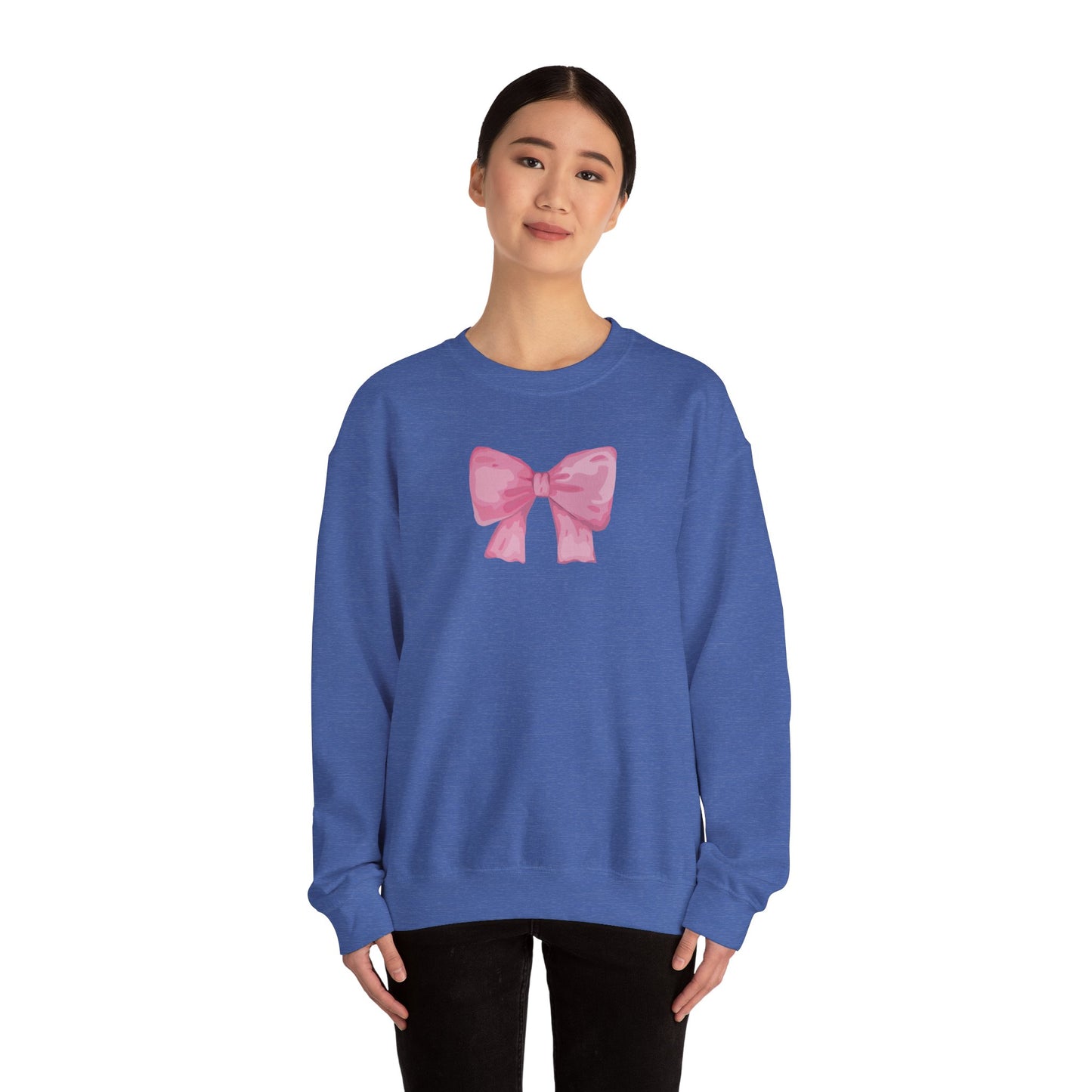 Pink Bow Women's  Sweatshirt Crewneck