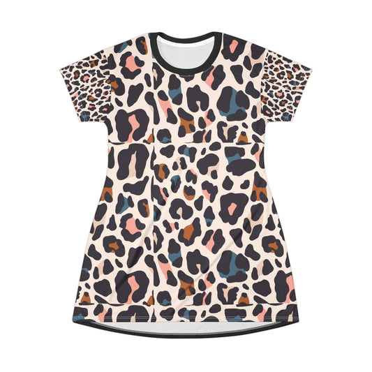 Women's Colorful Leopard Dress