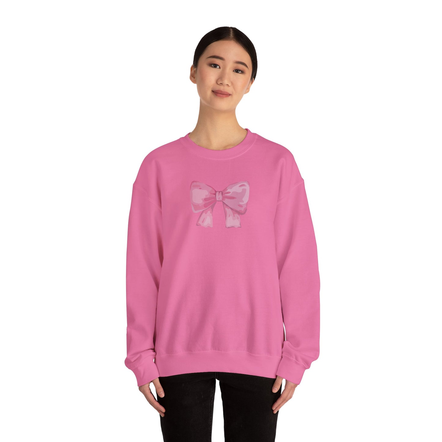 Pink Bow Women's  Sweatshirt Crewneck