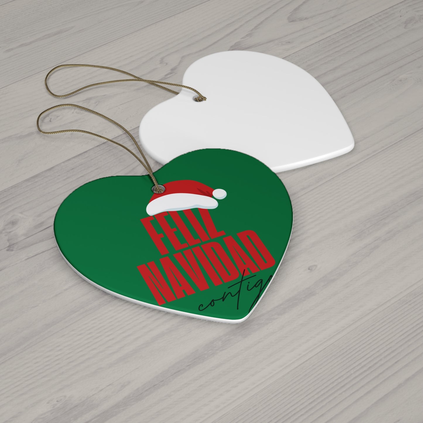 Ceramic Ornament Feliz Navidad