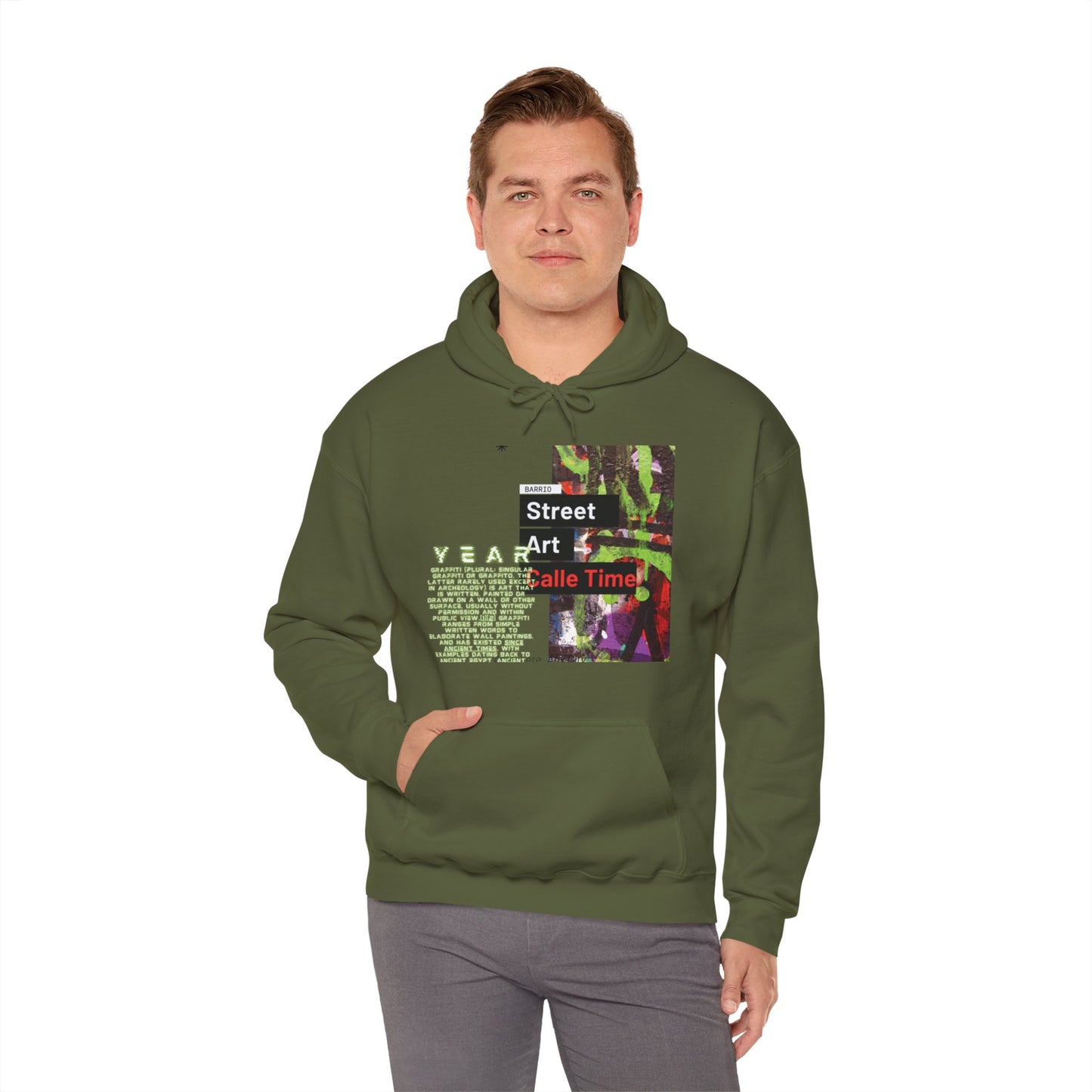 Graffiti Art Hooded Sweatshirt