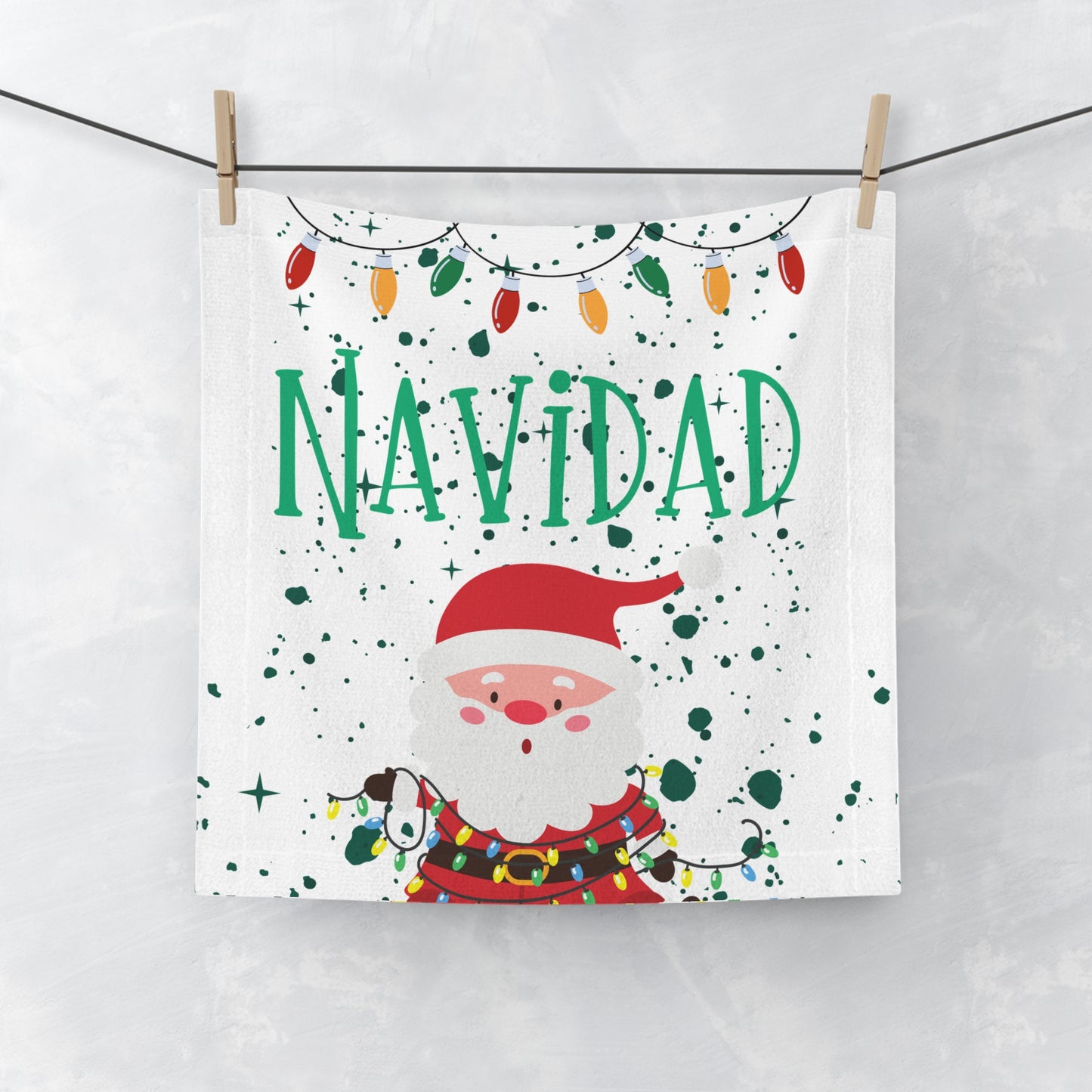 Face Towel- Navidad Decor