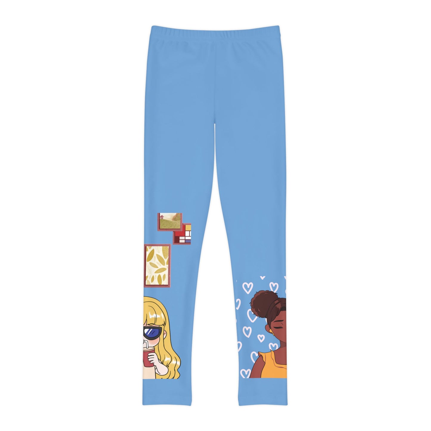 Girl Blue Youth Leggings