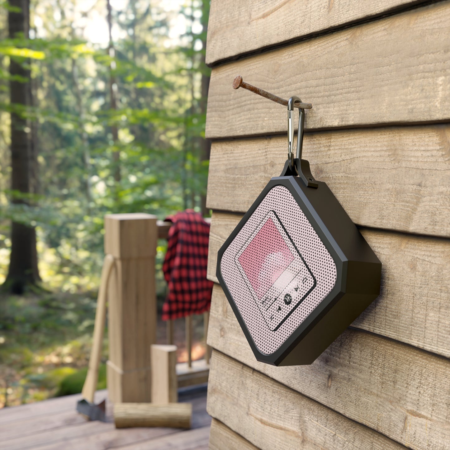 Pink Wave Outdoor Bluetooth Speaker