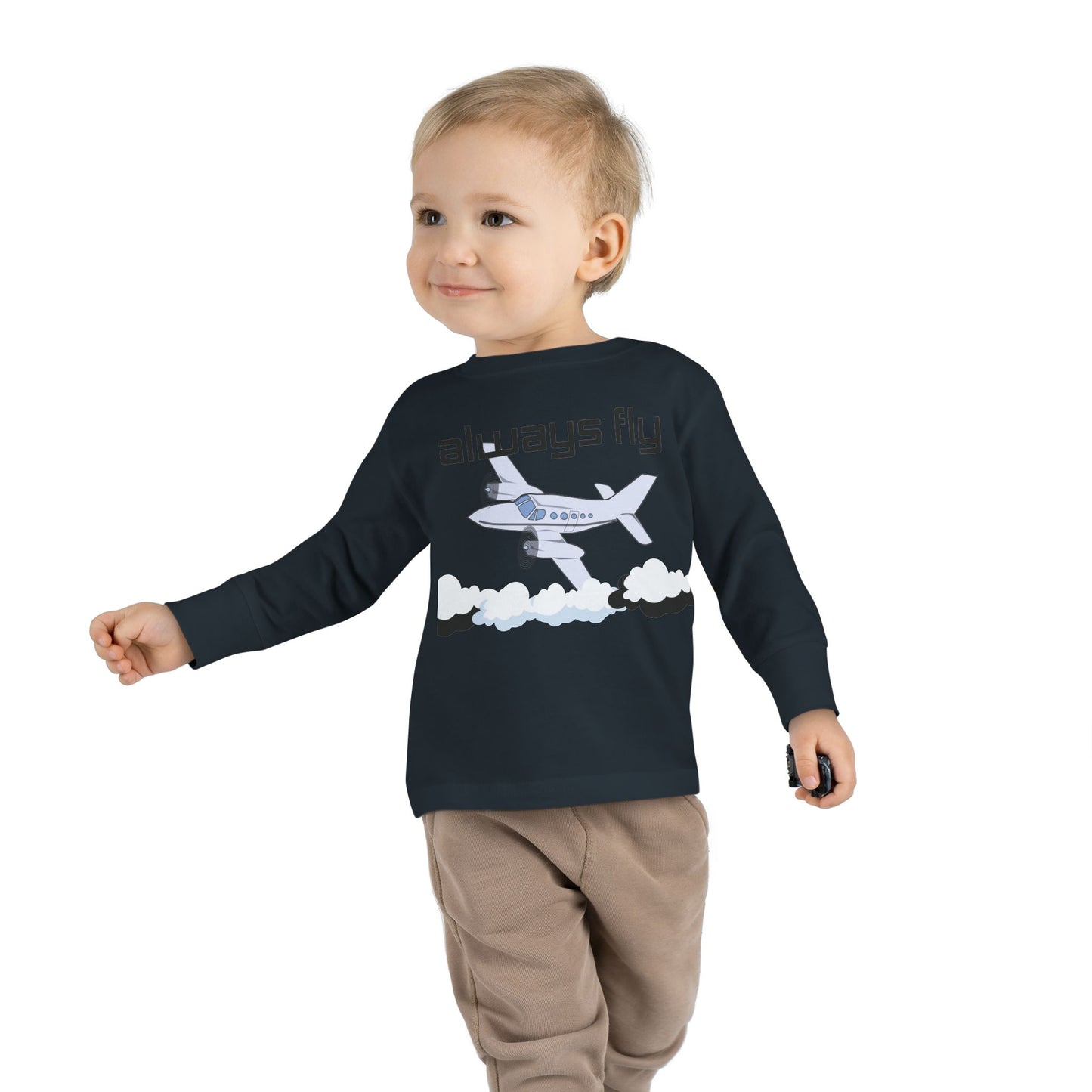 Always Fly Boy's Toddler Long Sleeve Shirt