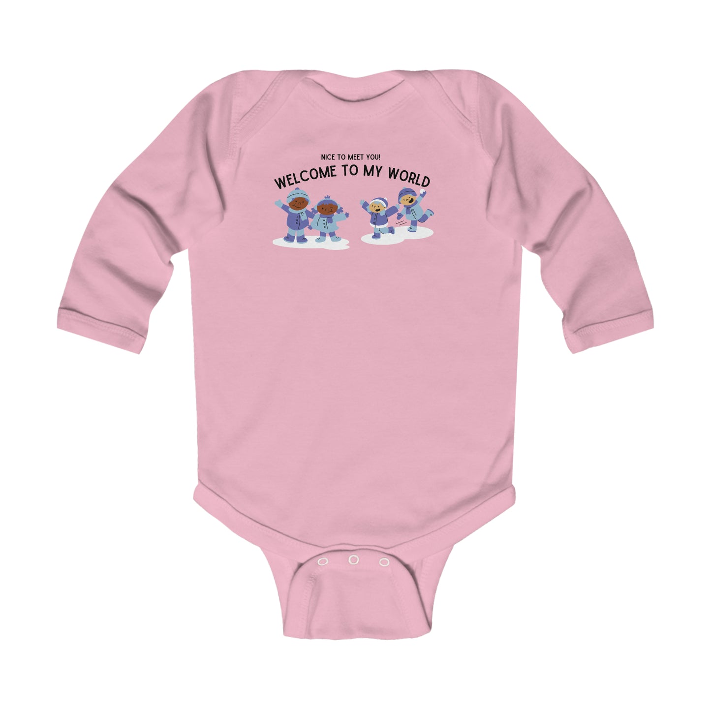 Infant Girl Long Sleeve Bodysuit