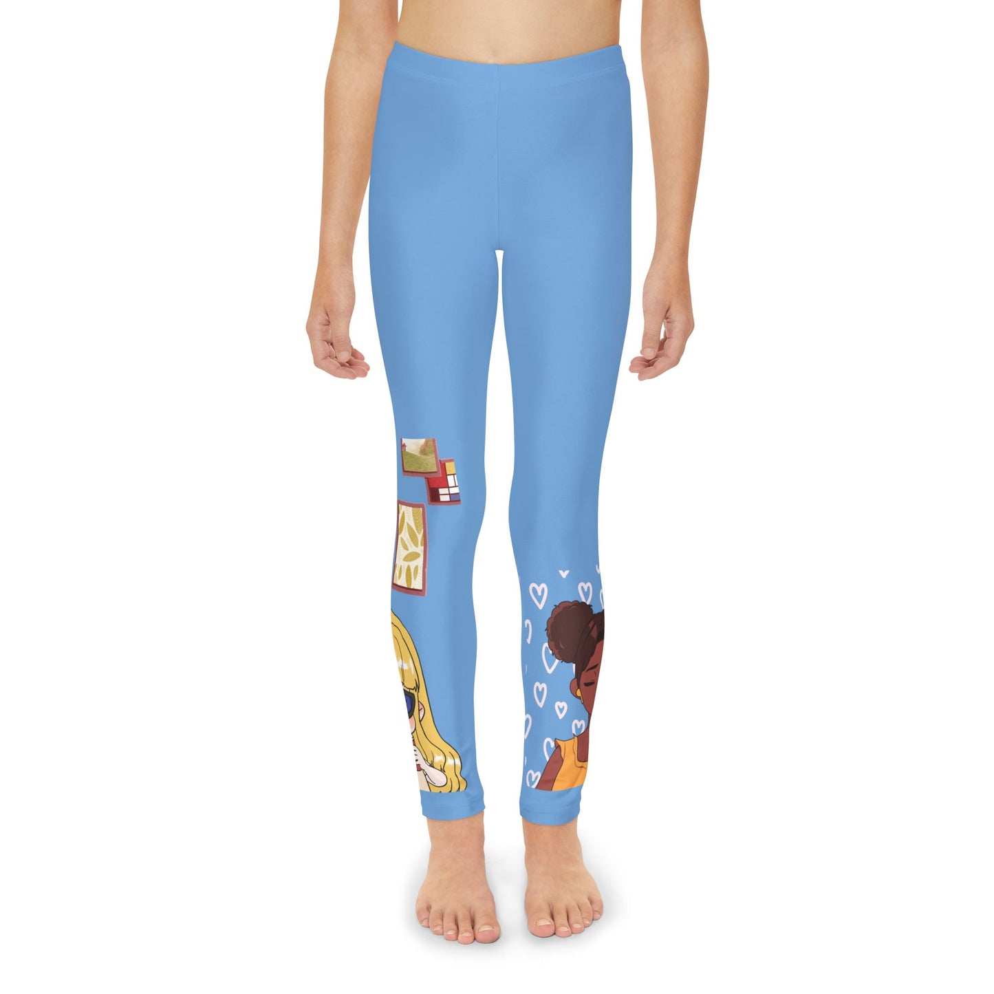 Girl Blue Youth Leggings