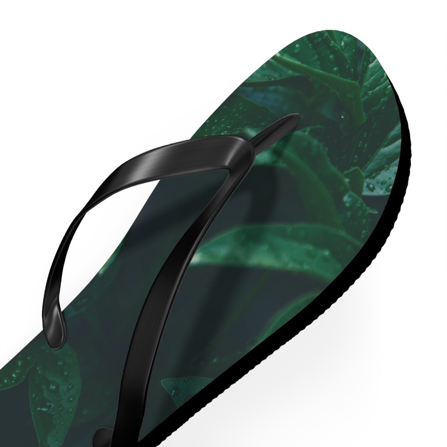 Forest Green Flip Flops