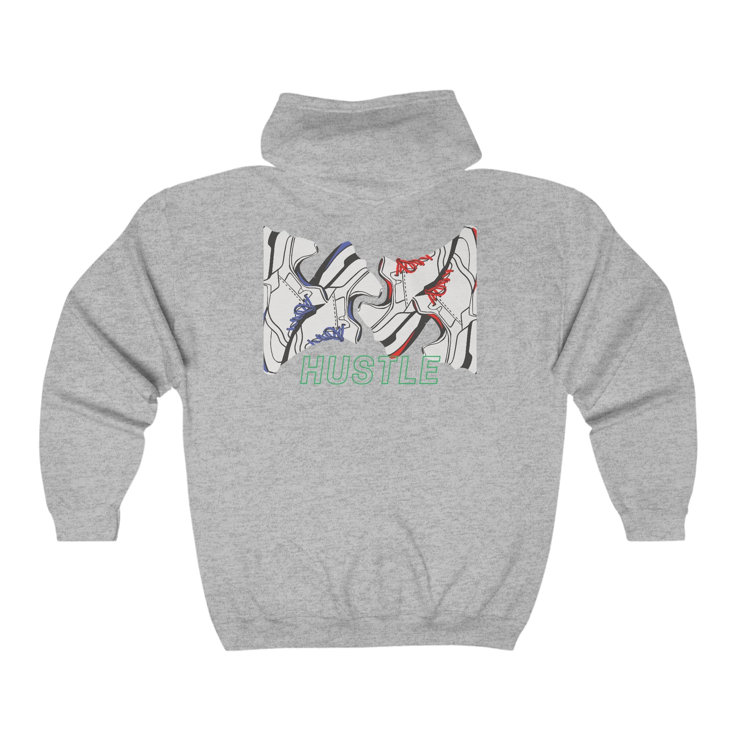 Zip Hooded Sweatshirt Sneaker Hustle