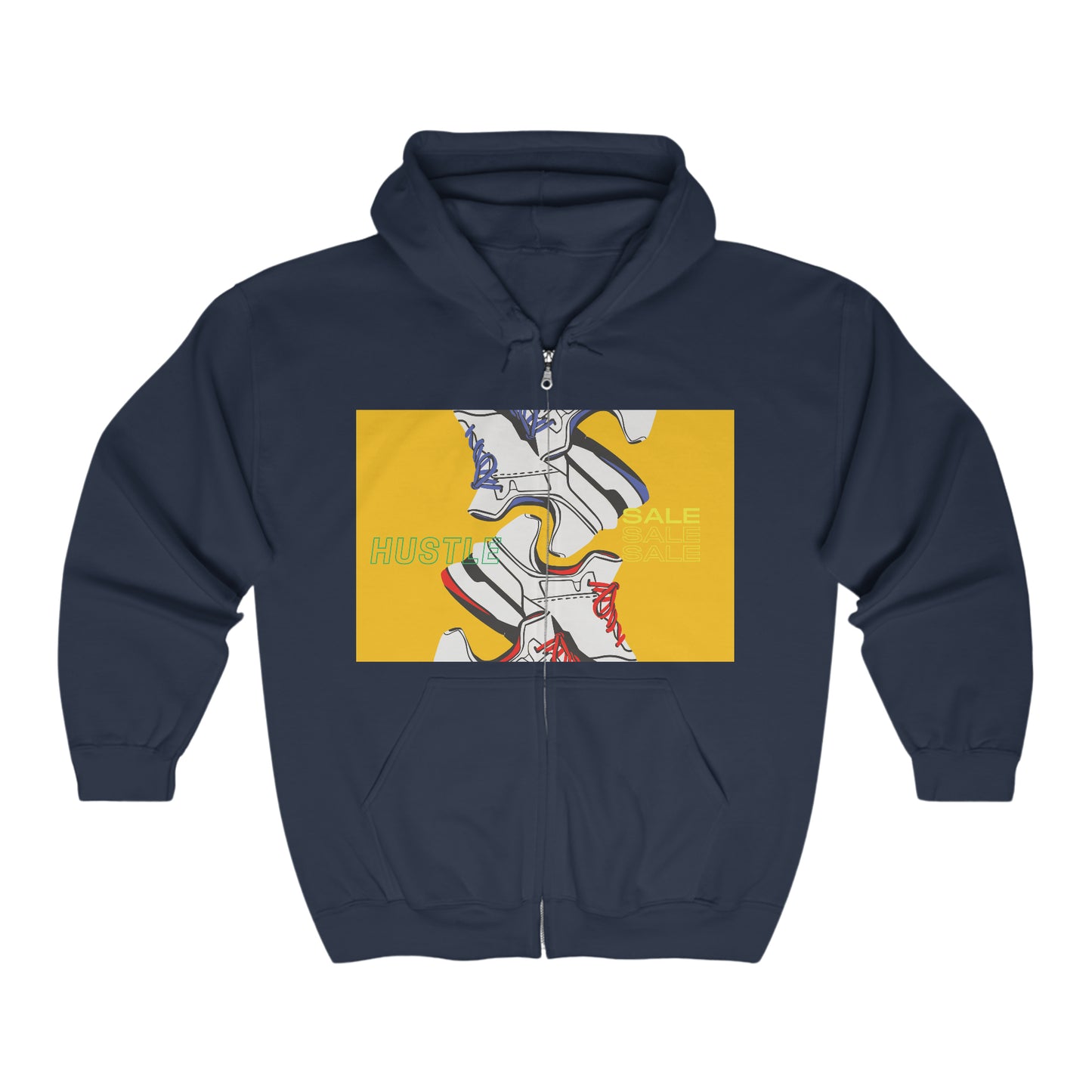 Zip Hooded Sweatshirt Sneaker Hustle