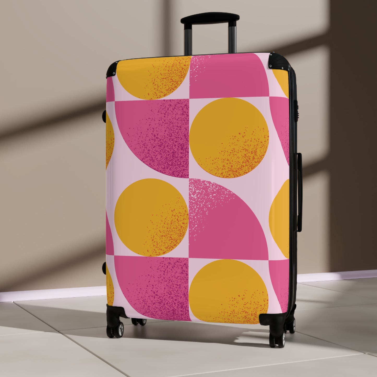 Pink Orange Suitcase