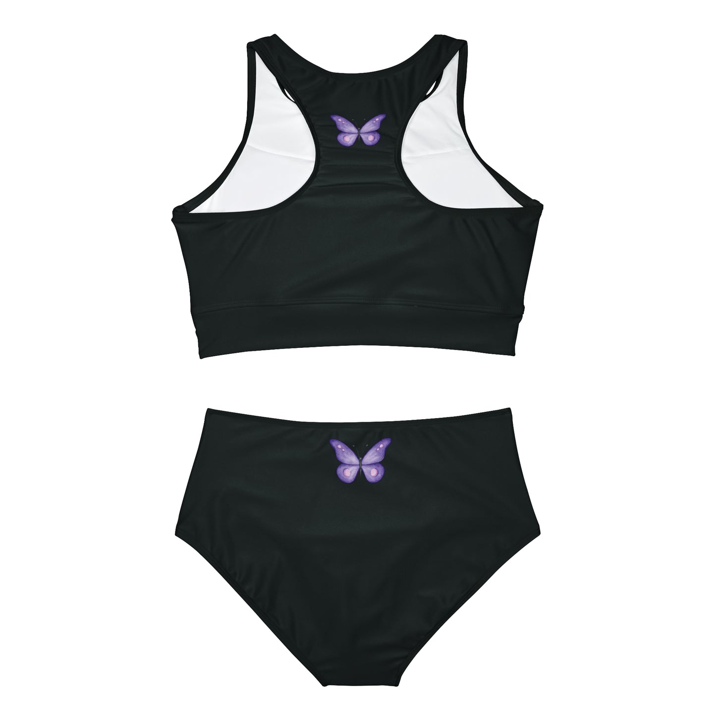 Black Butterfly Bikini Set