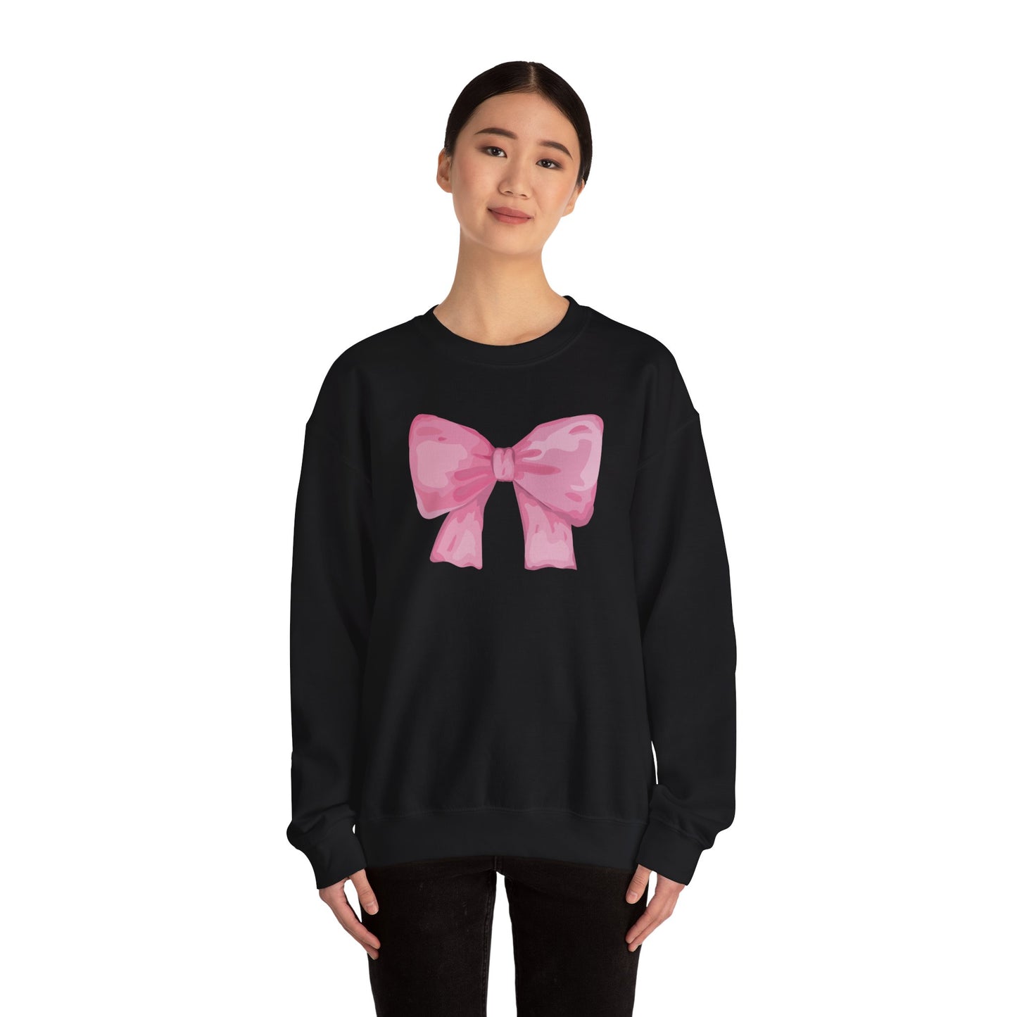 Pink Bow Women's  Sweatshirt Crewneck