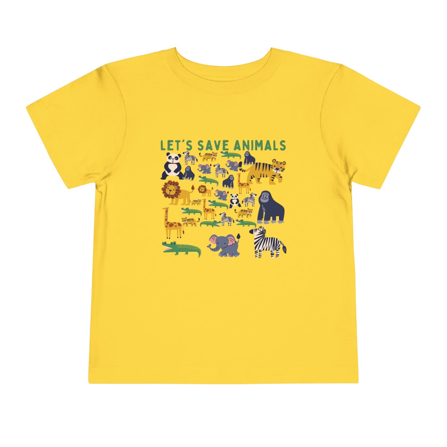 Boys Toddler Short Sleeve Tee Animals