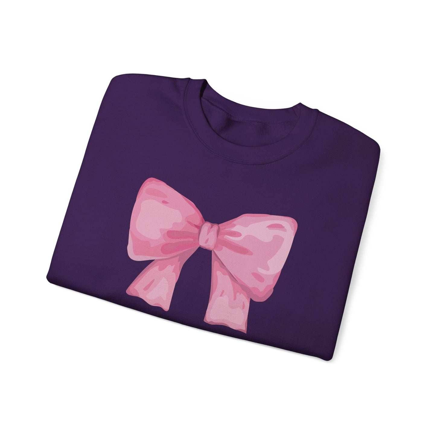 Pink Bow Women's  Sweatshirt Crewneck