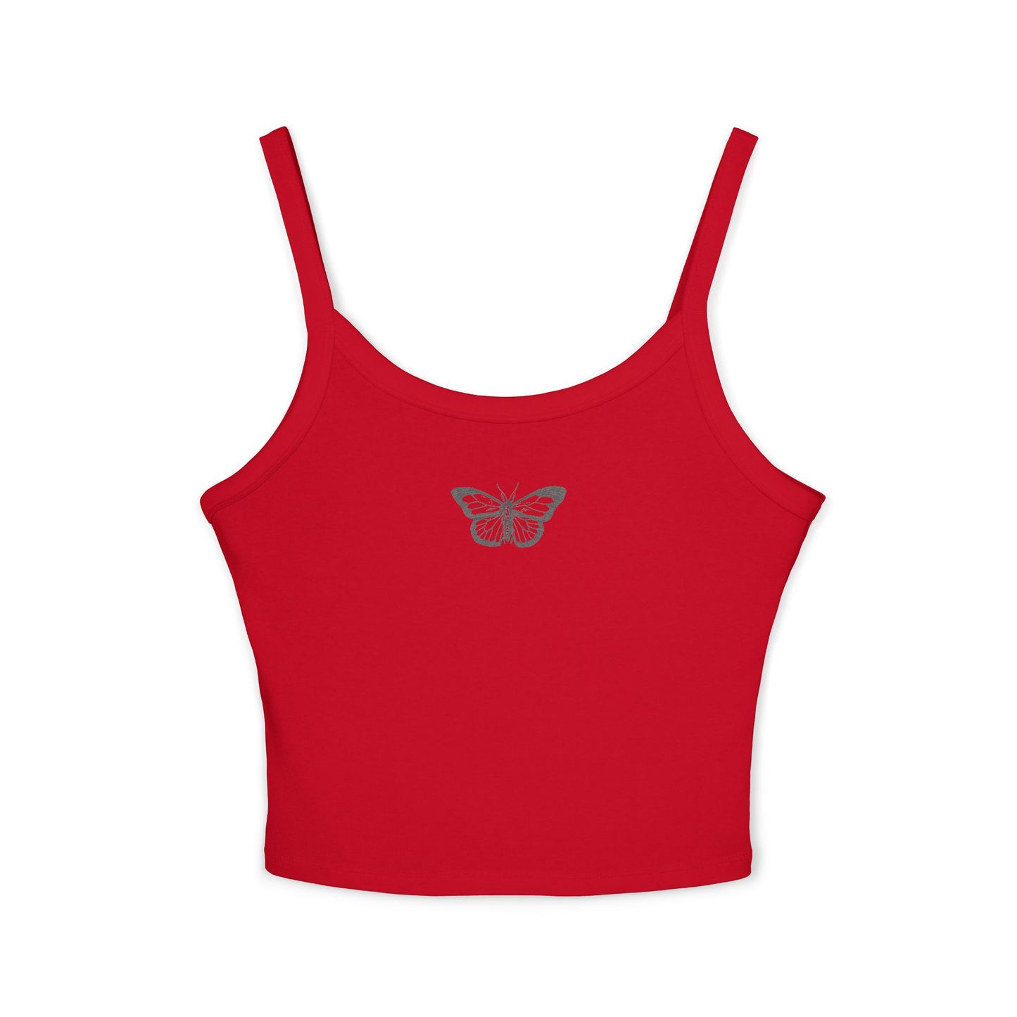 Black Butterfly- Women's Strap Tank Top