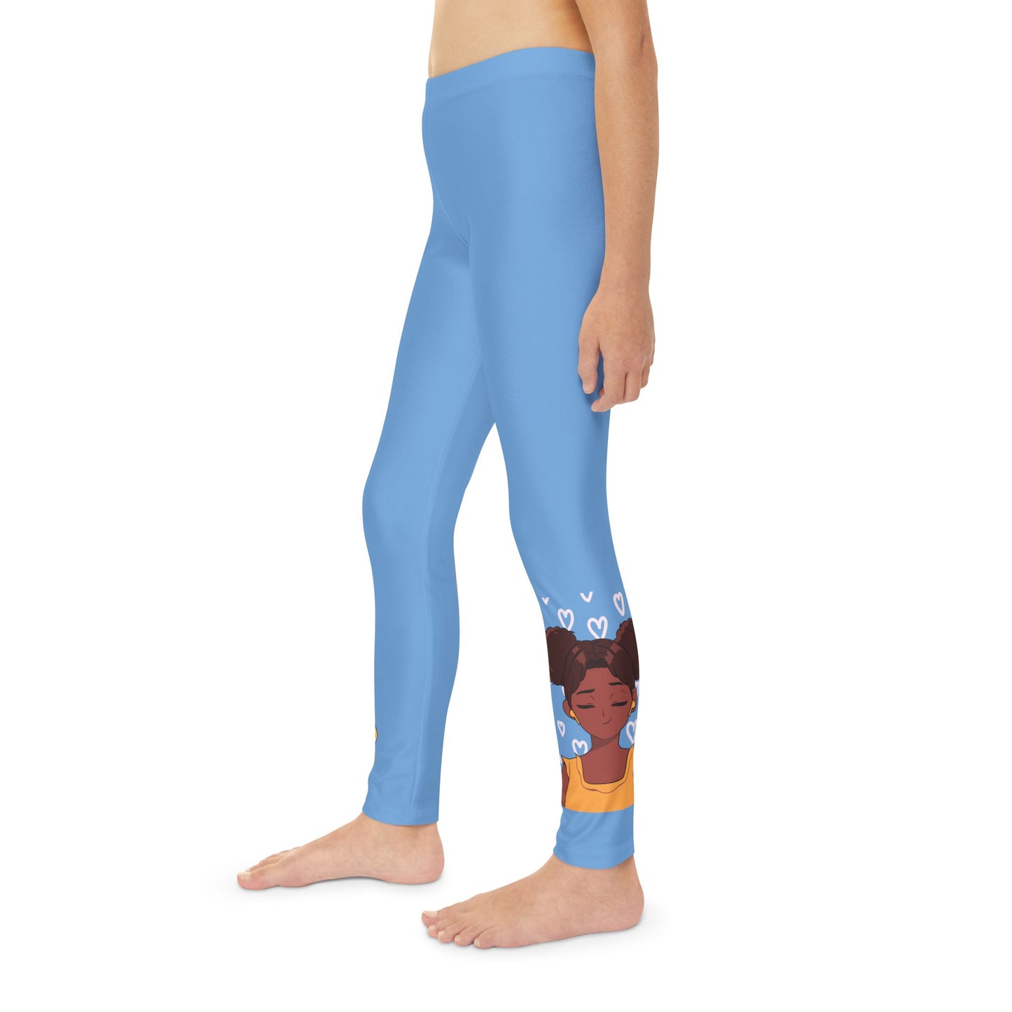 Girl Blue Youth Leggings