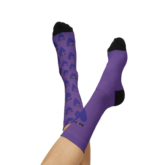 Heart Patterned Women's Socks