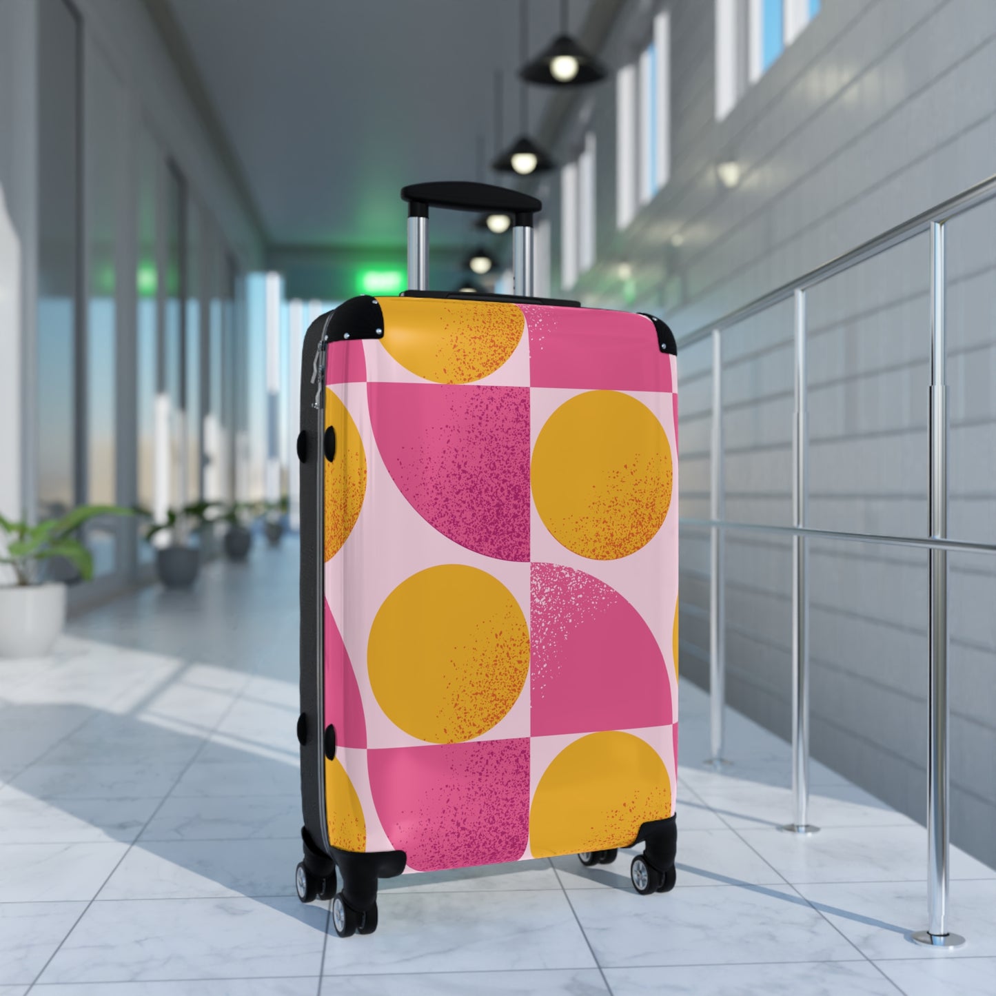 Pink Orange Suitcase