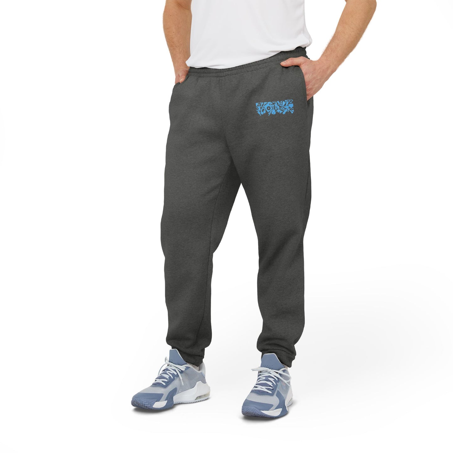 Adidas Men's Joggers Sweatpants Music Blues