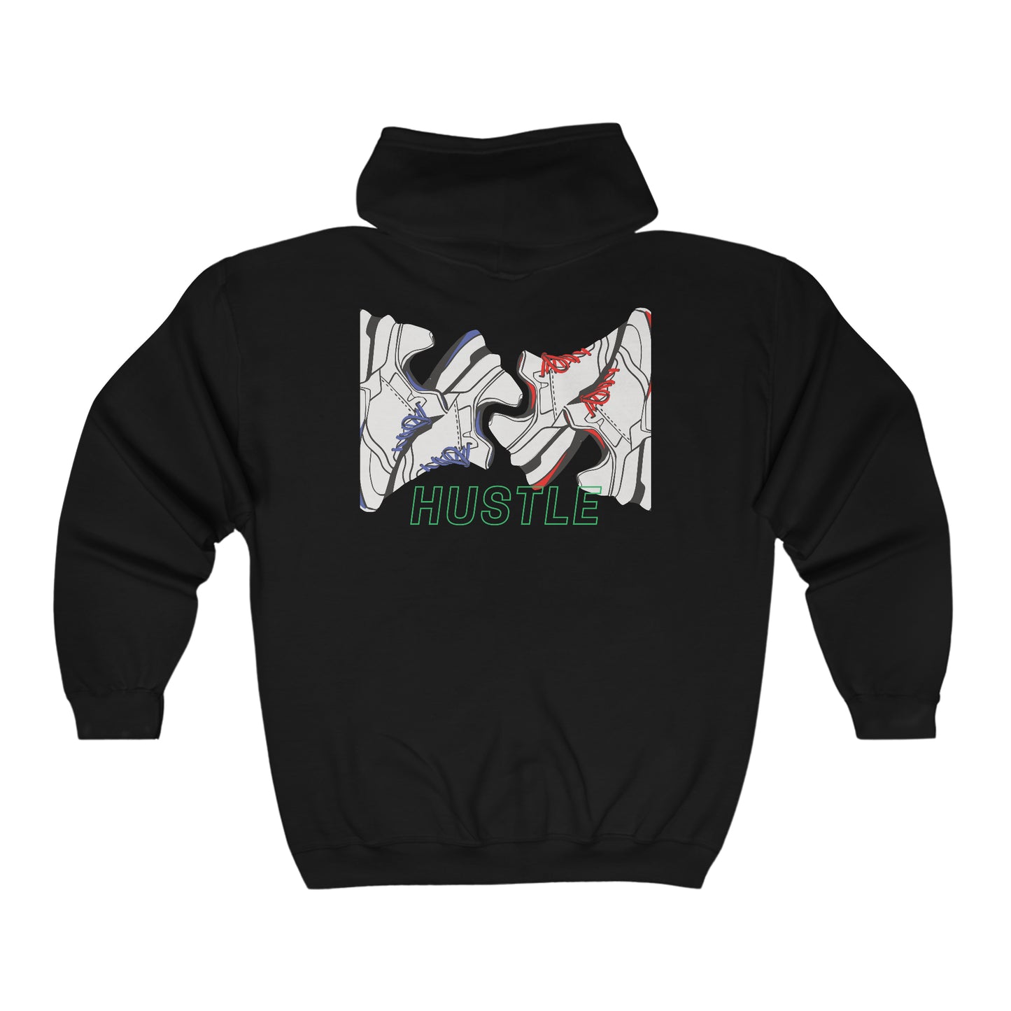 Zip Hooded Sweatshirt Sneaker Hustle