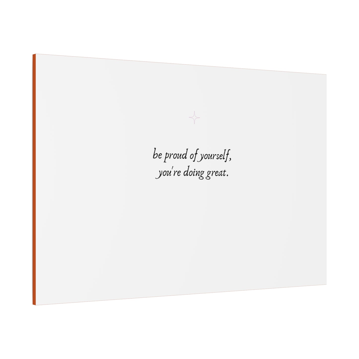 Proud of Yourself Wall Decor Canvas