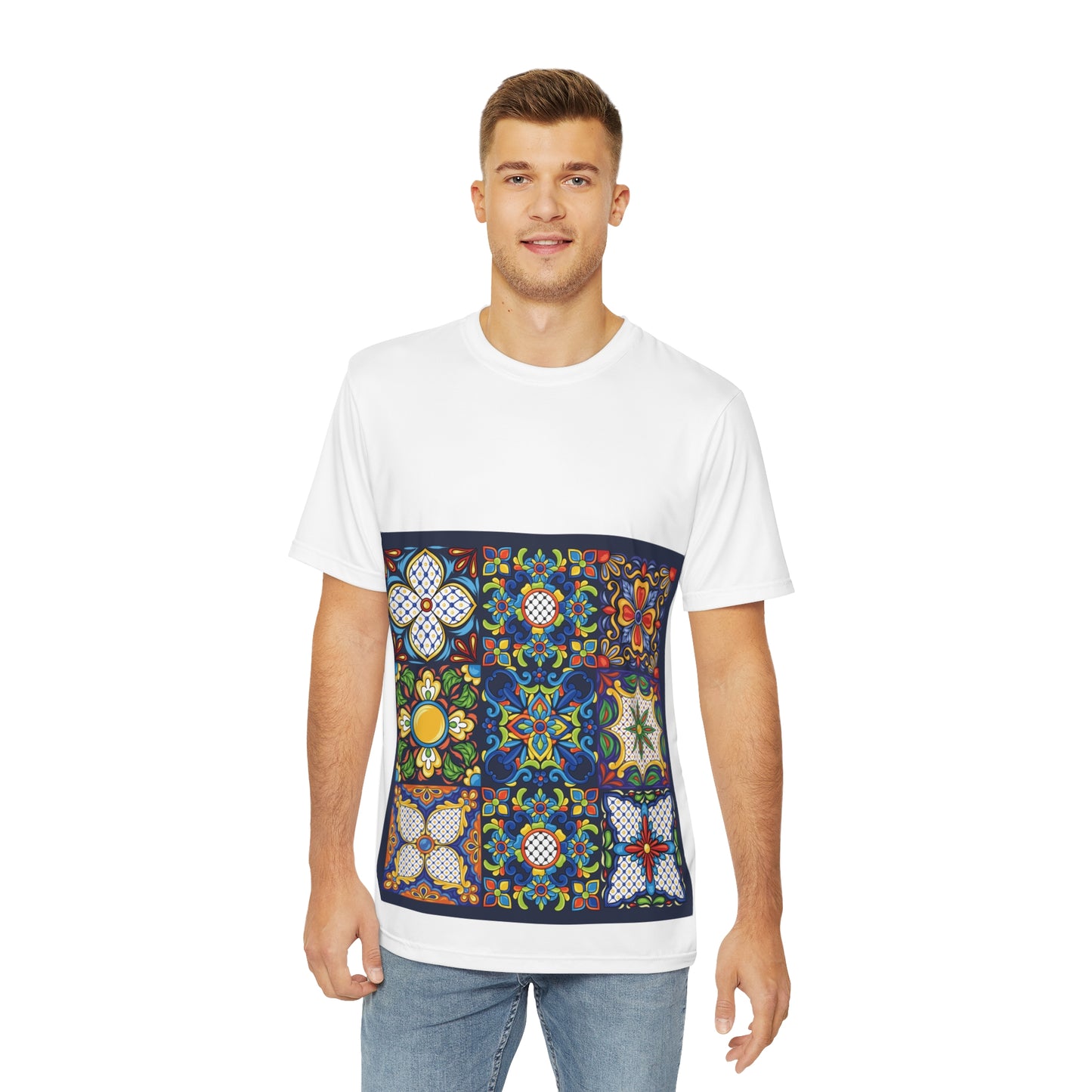 Men's T-shirt Blue Window