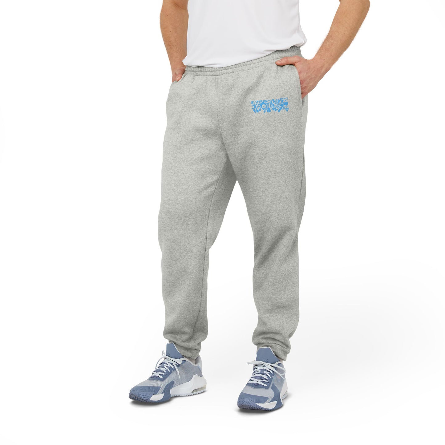 Adidas Men's Joggers Sweatpants Music Blues