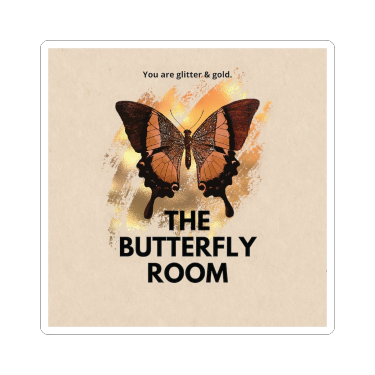 Whimsical Butterfly Cut Stickers