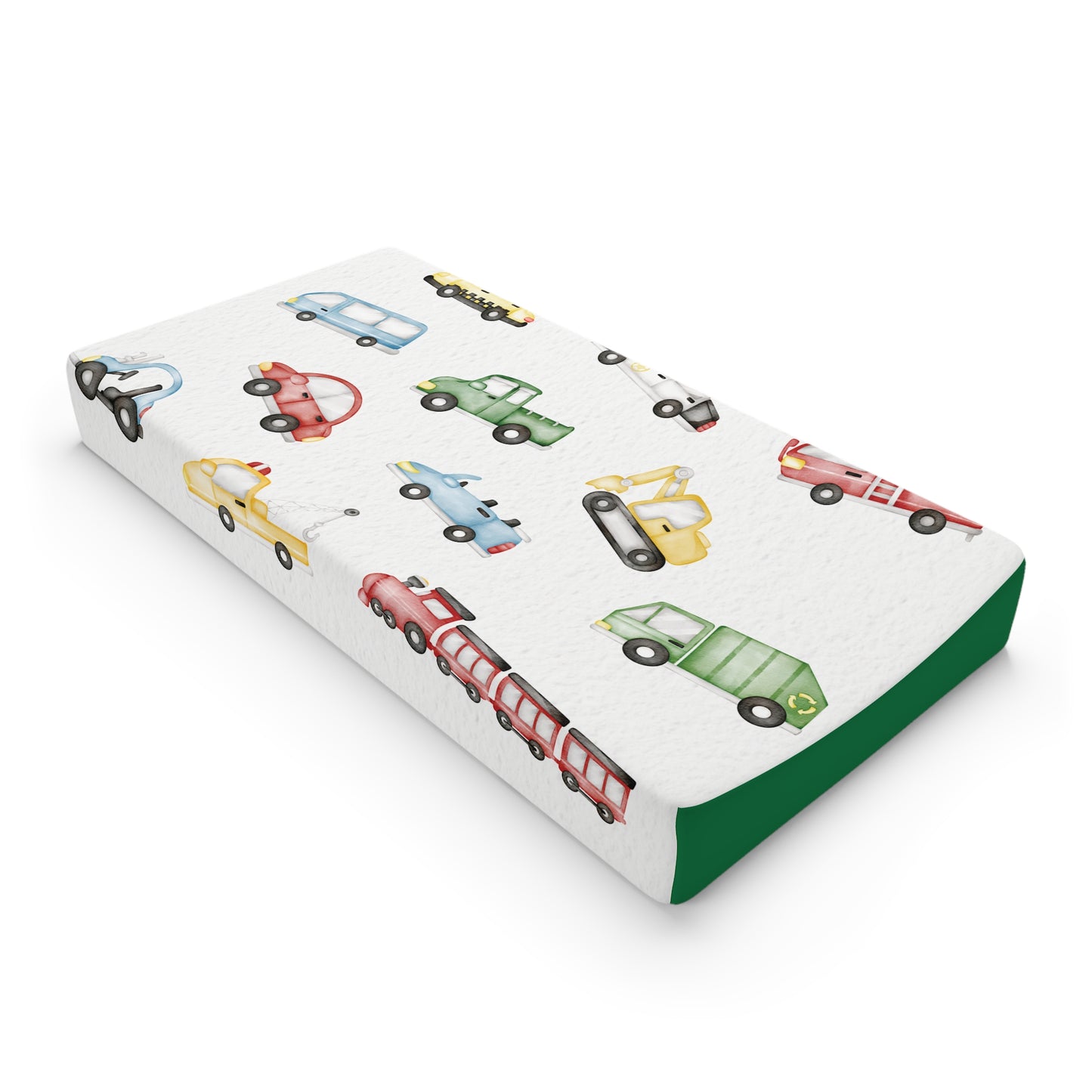 Cars and Trucks Baby Boy Changing Pad Cover