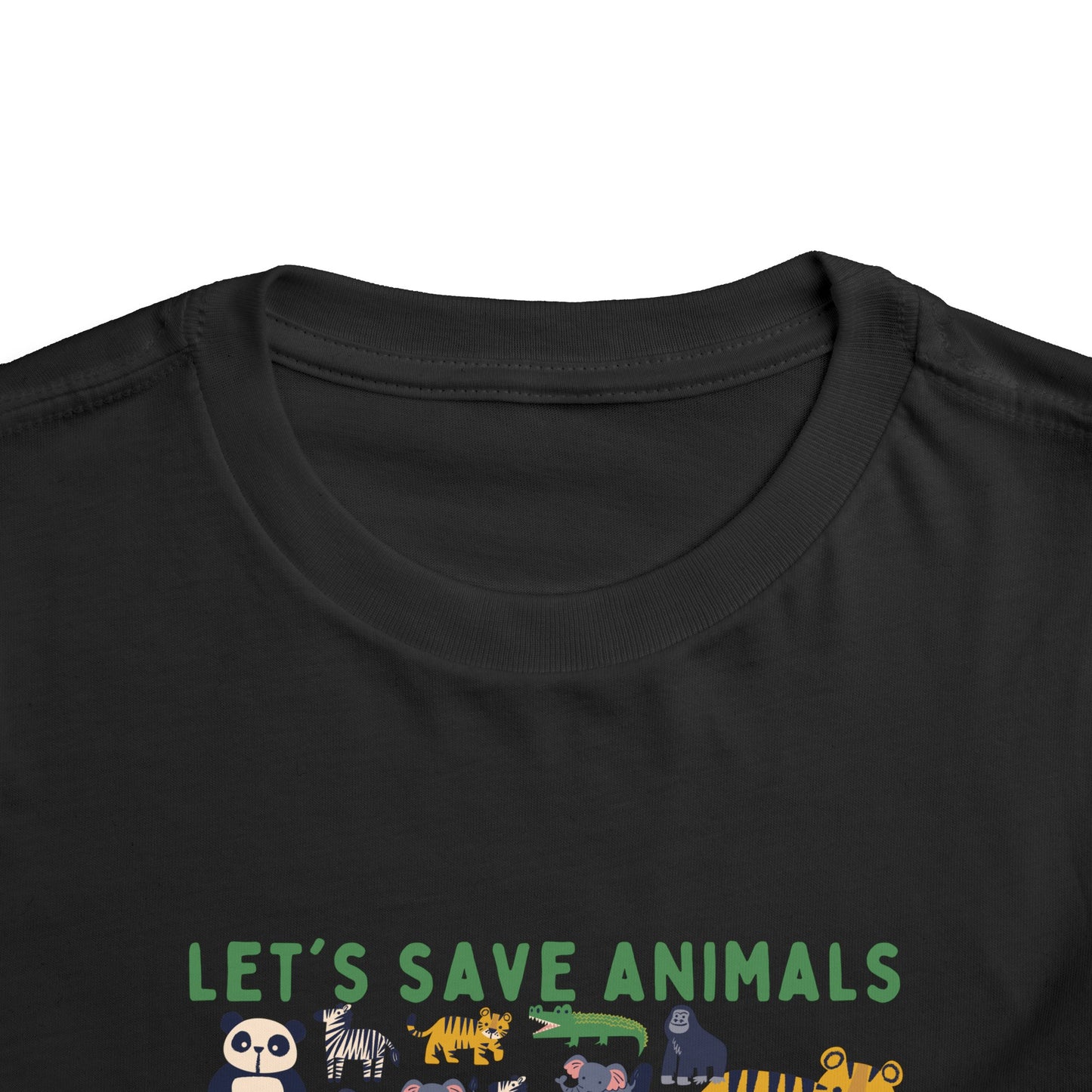 Boys Toddler Short Sleeve Tee Animals