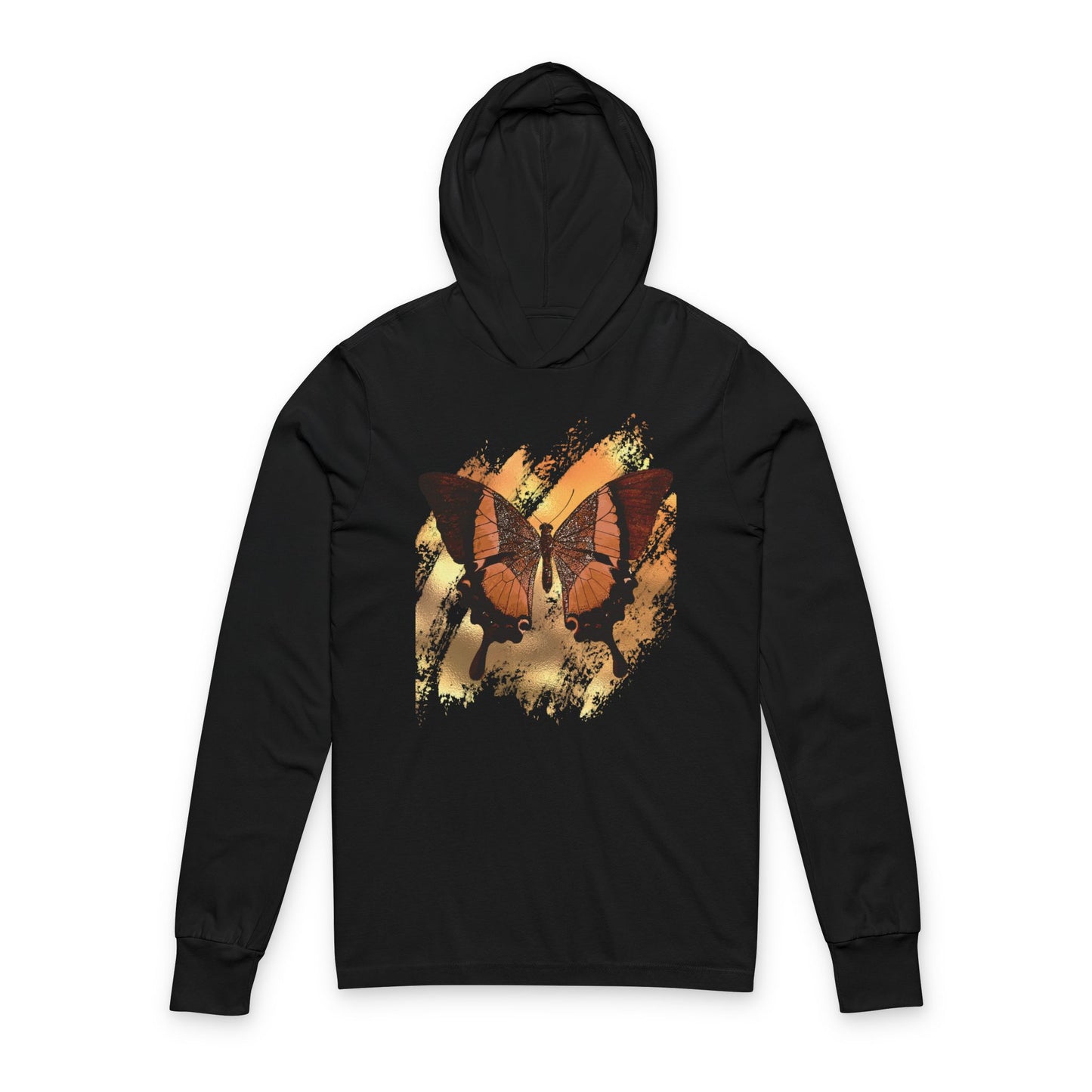 Butterfly Art - Hooded Women's  Long Sleeve T- Shirt