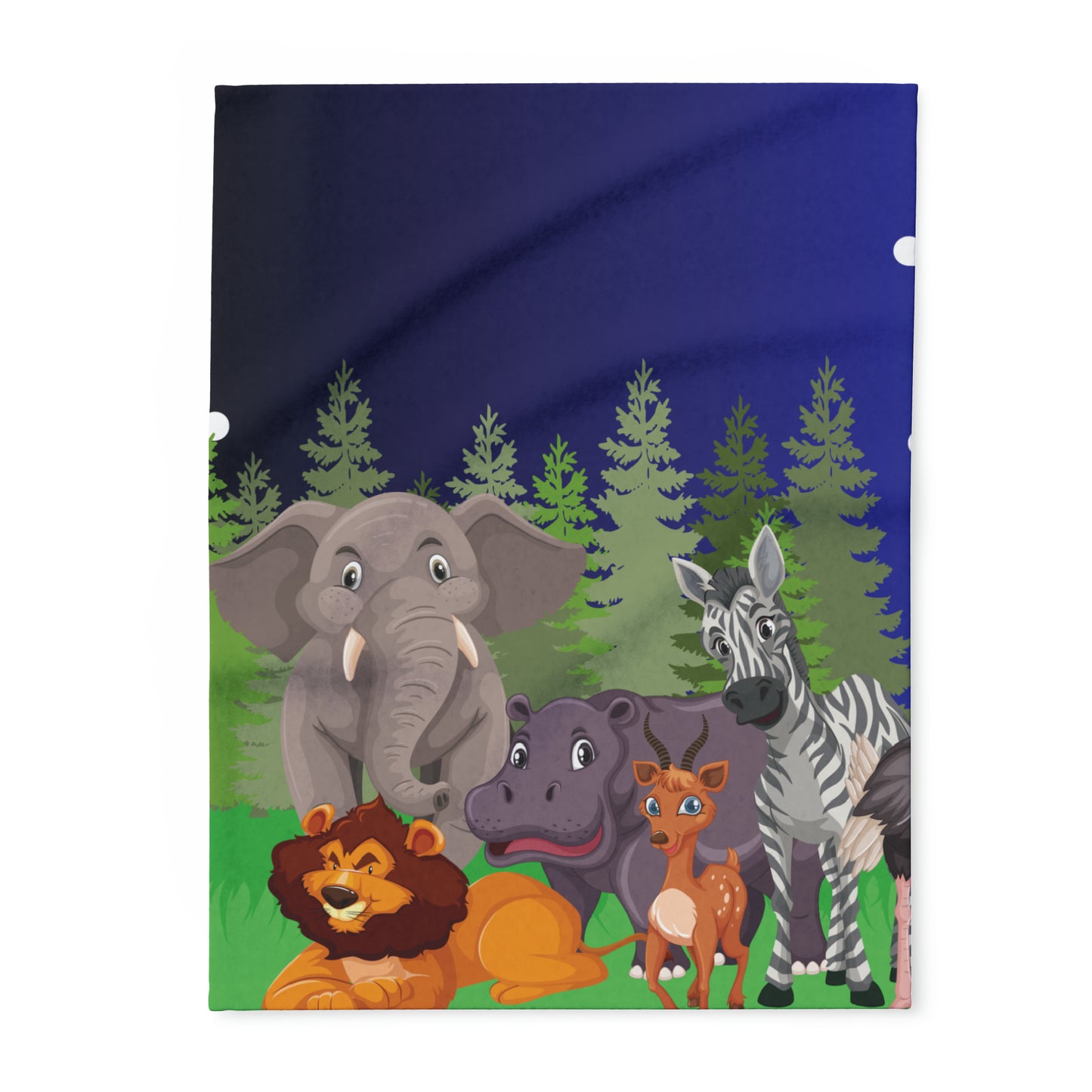 Animal Friends Arctic Fleece Blanket