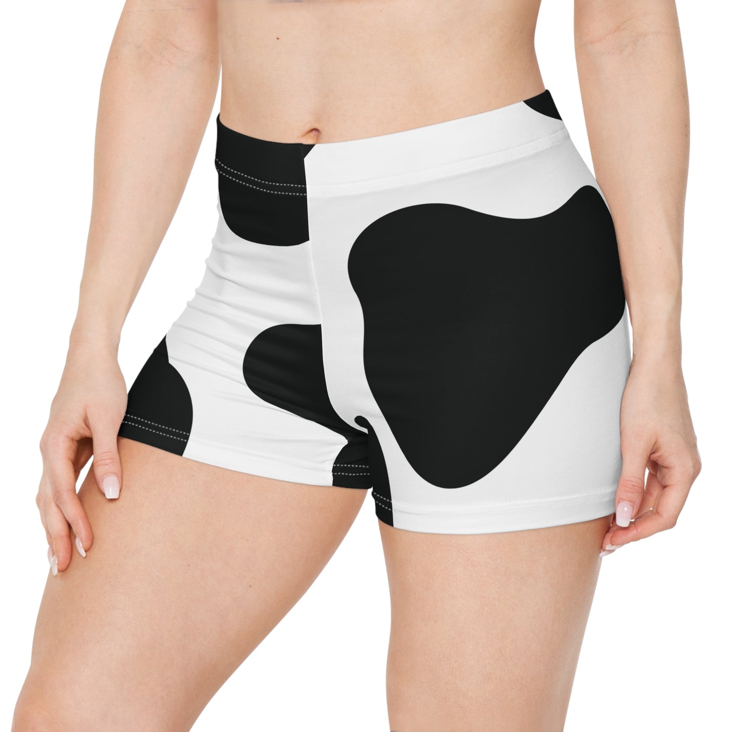 Black & White Women's Shorts