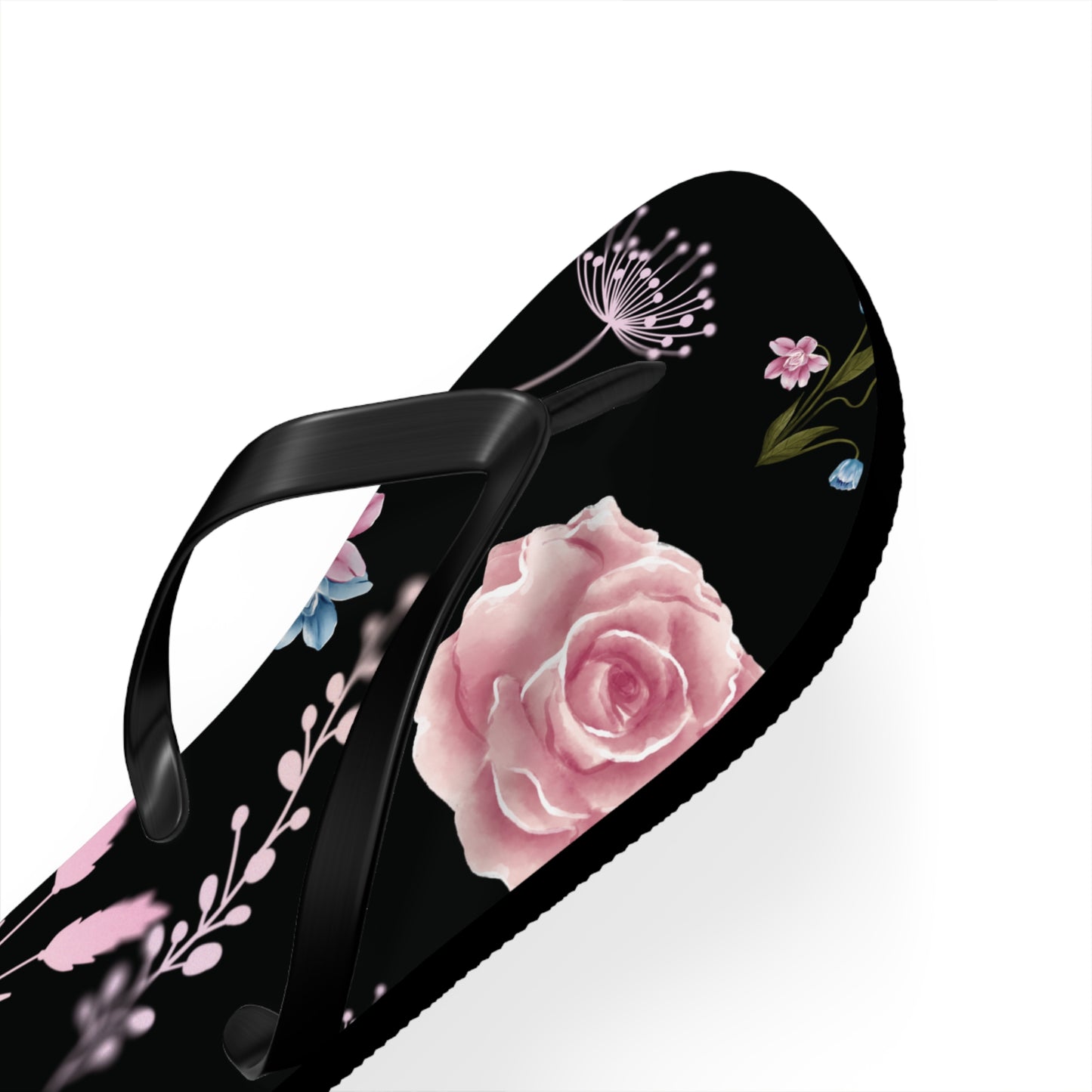 Pink Flowers Women's Flip Flops