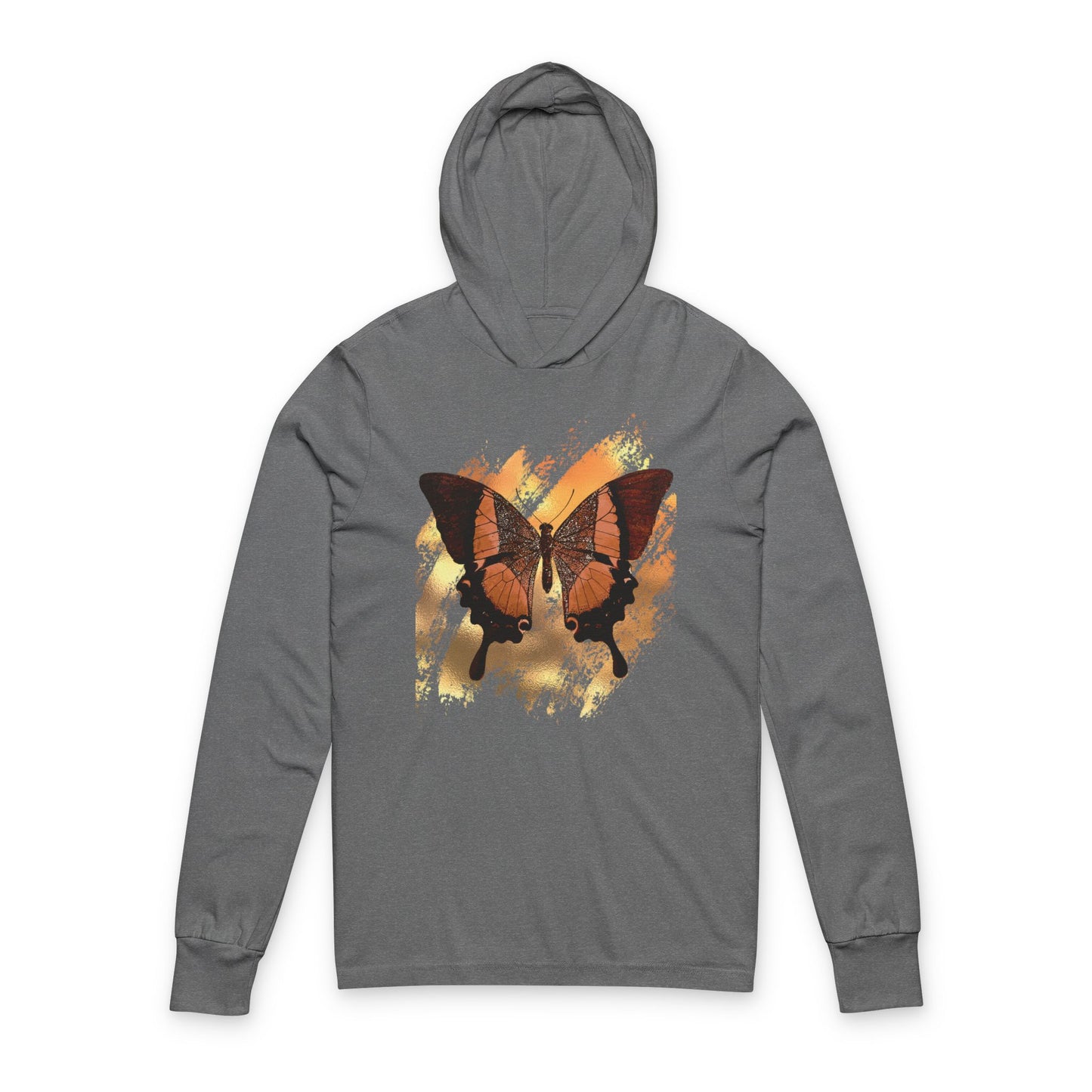 Butterfly Art - Hooded Women's  Long Sleeve T- Shirt