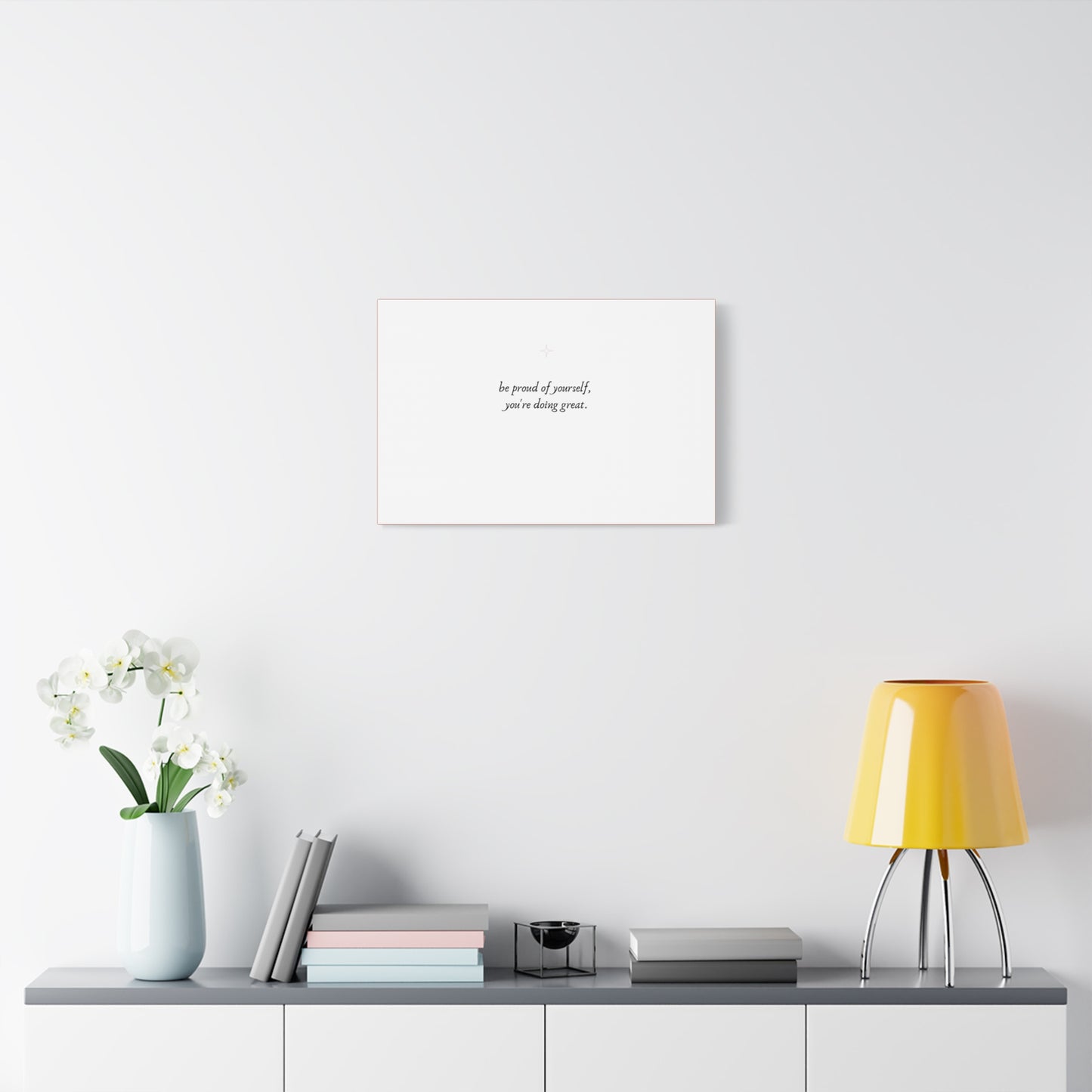 Proud of Yourself Wall Decor Canvas