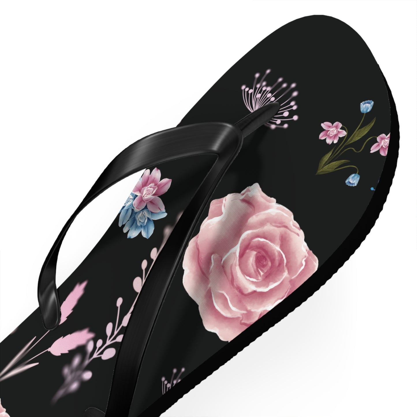 Pink Flowers Women's Flip Flops