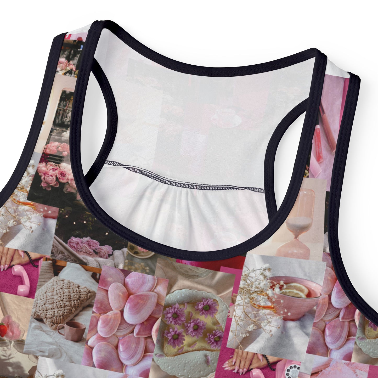 Pink Collage Women's Tank Top