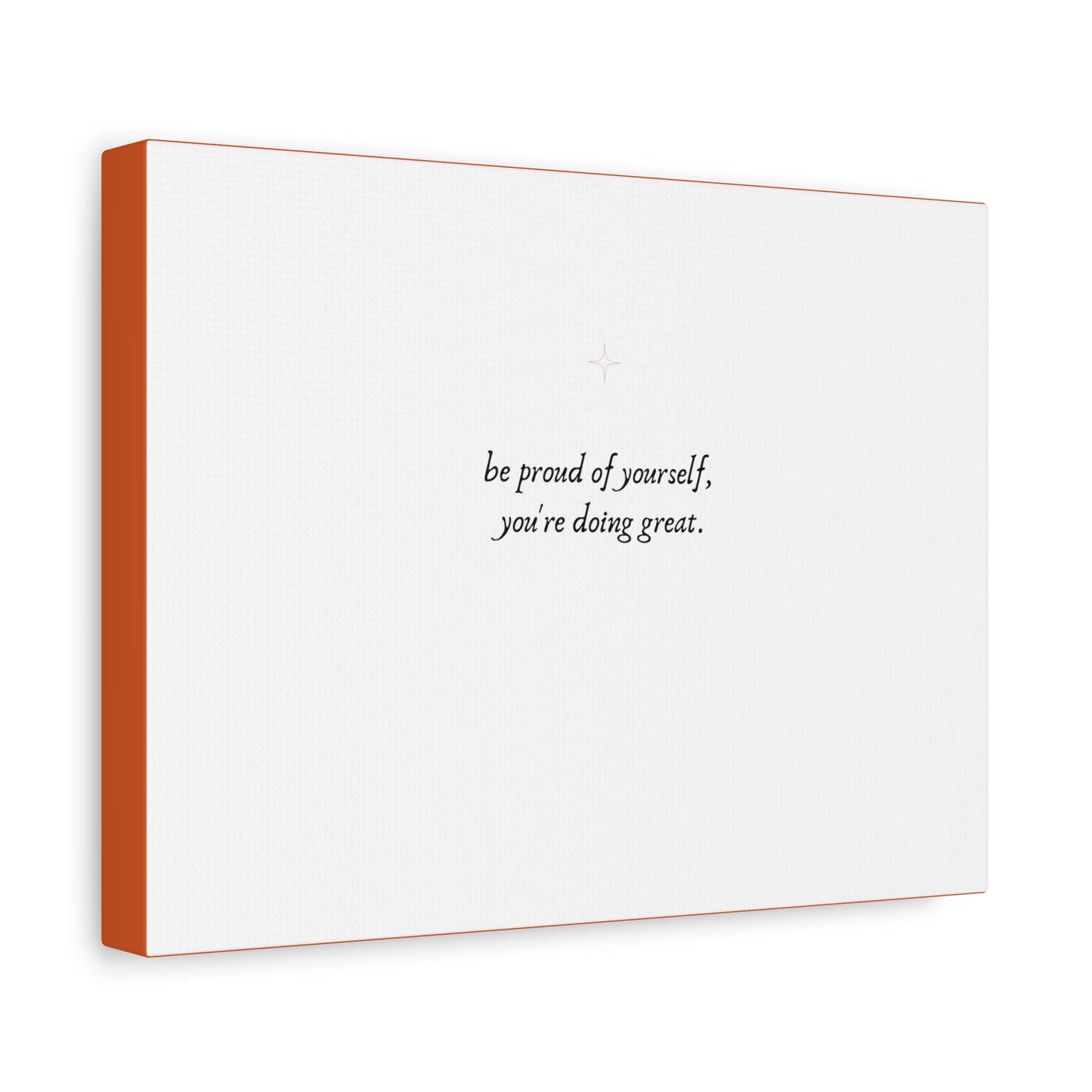 Proud of Yourself Wall Decor Canvas