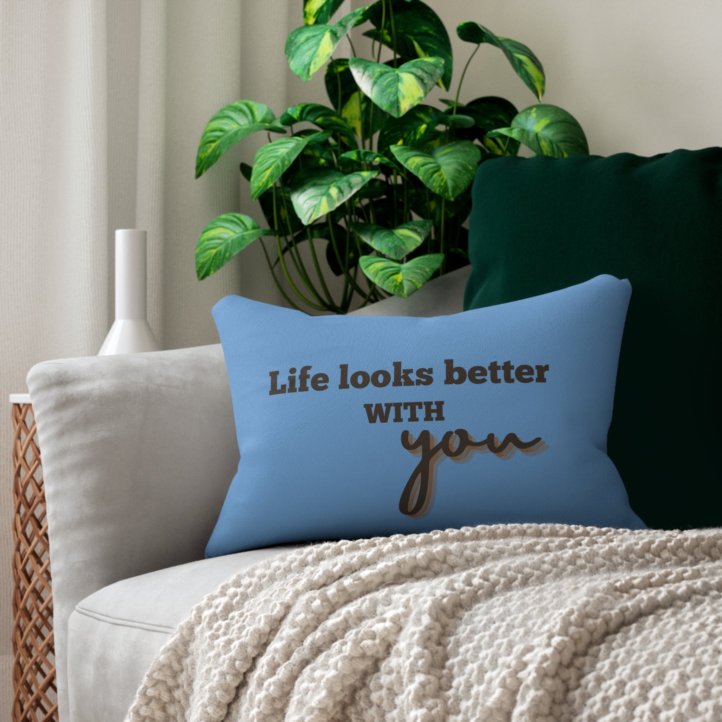 Better with You Pillow