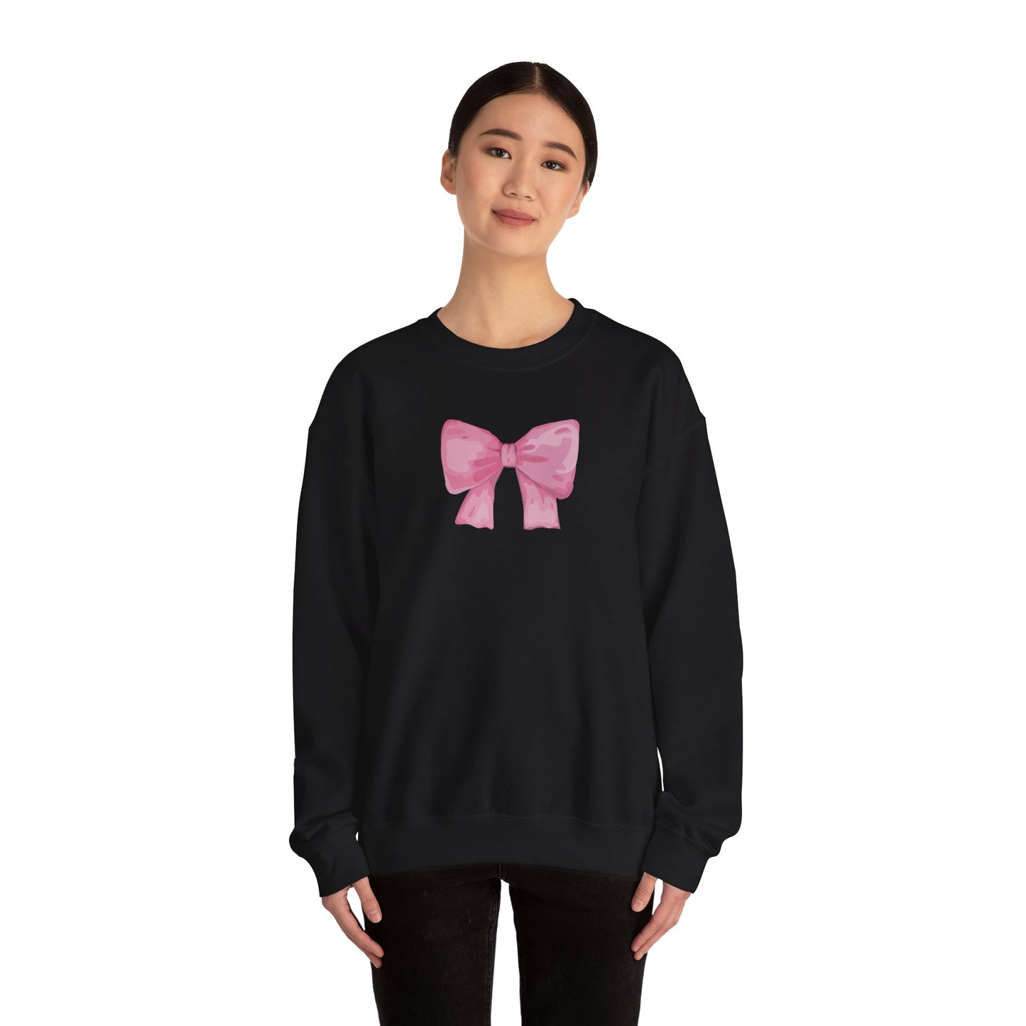 Pink Bow Women's  Sweatshirt Crewneck