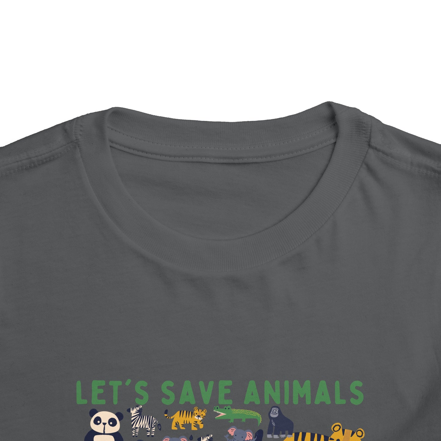 Boys Toddler Short Sleeve Tee Animals