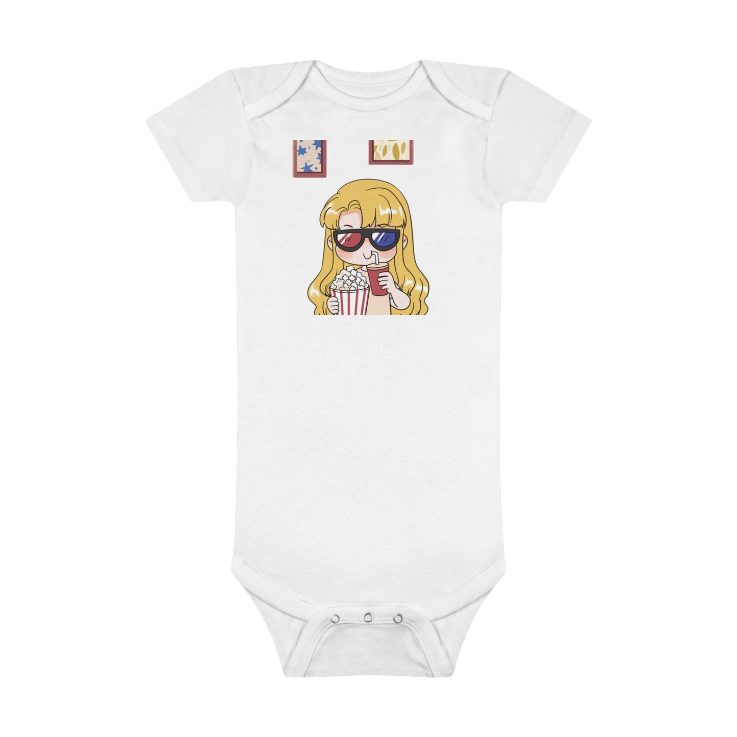 Girls Baby Short Sleeve Onesie