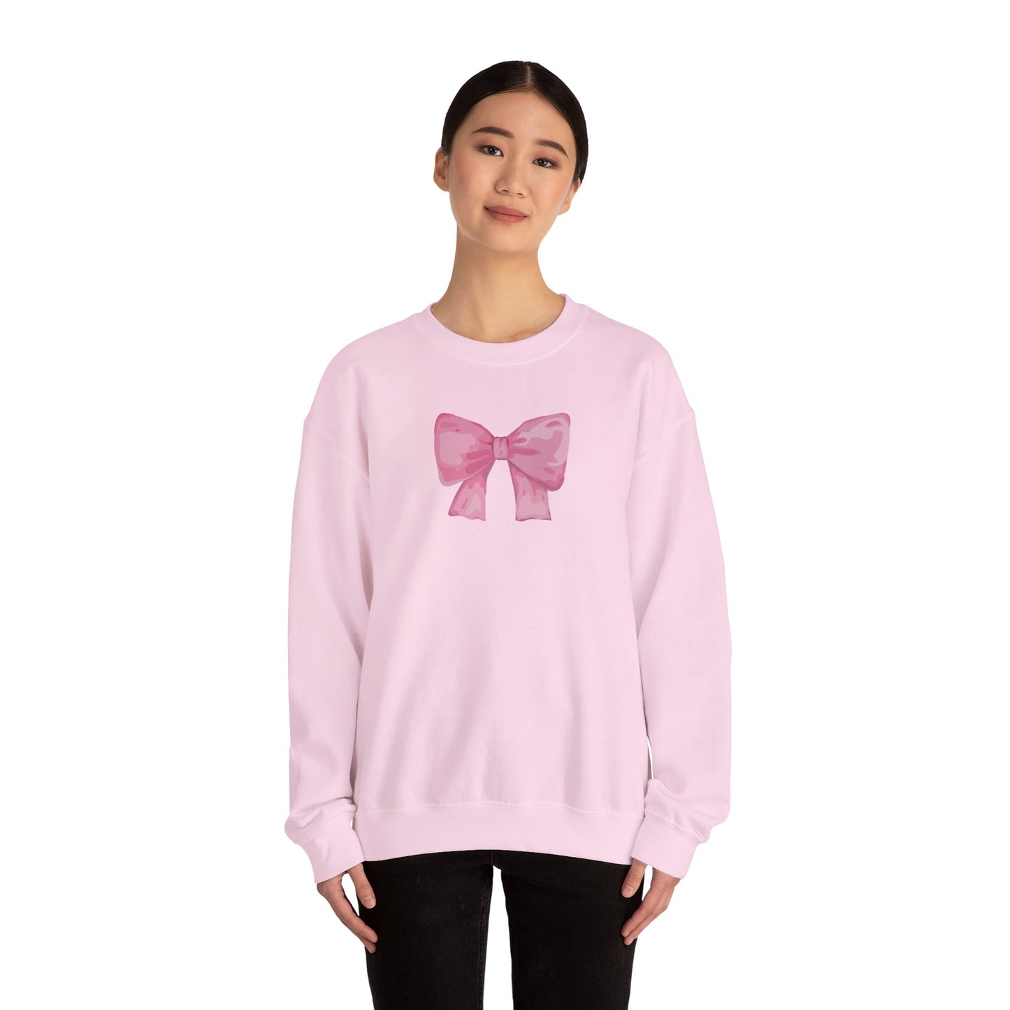 Pink Bow Women's  Sweatshirt Crewneck