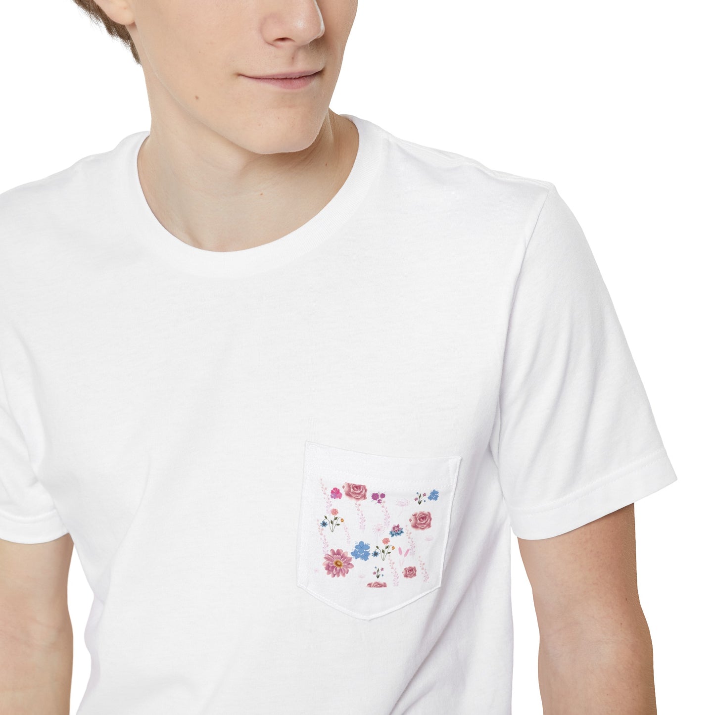 Pocket T-shirt Flowers